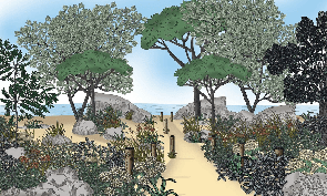 Papier peint paysage France bord de mer - Muralconcept