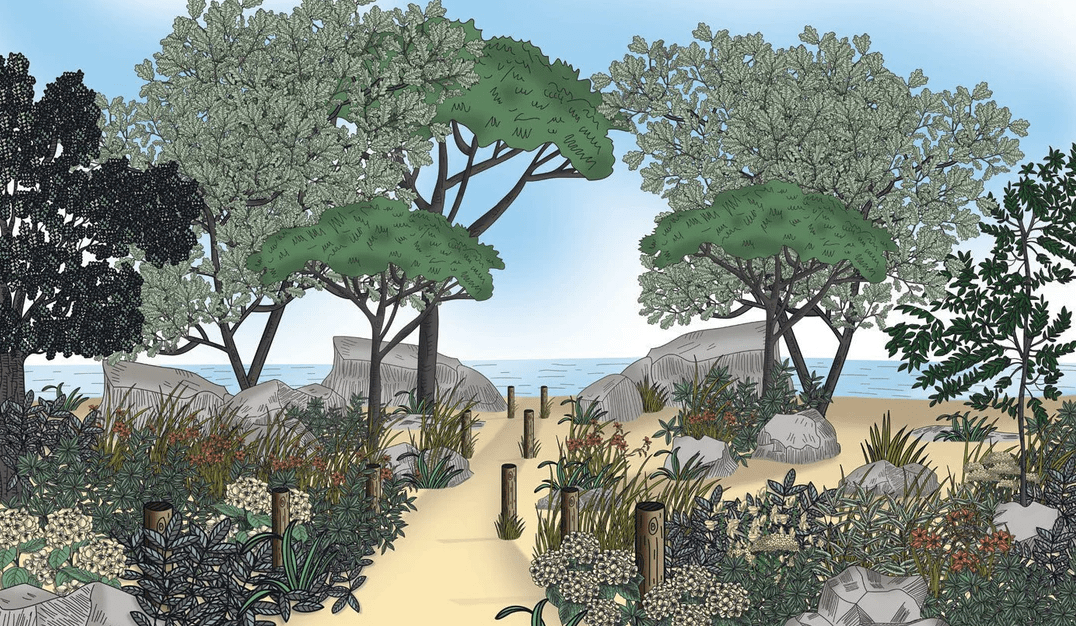 Papier peint paysage France bord de mer - Muralconcept