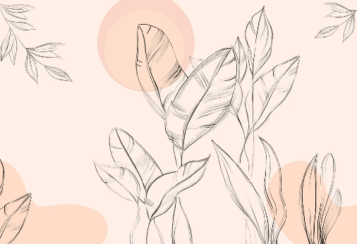 Papier peint gracieuse flore - Muralconcept