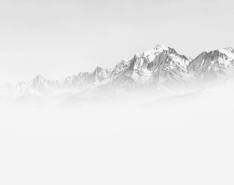 Papier peint matin brumeux Mont Blanc - Muralconcept