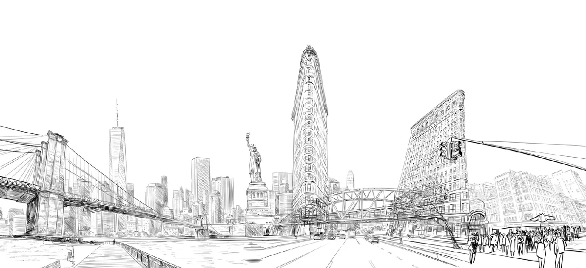 Papier peint architecture New York, XXL, tendance