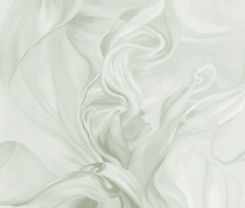 Papier peint contemporain – sublime flow vert sauge - Muralconcept