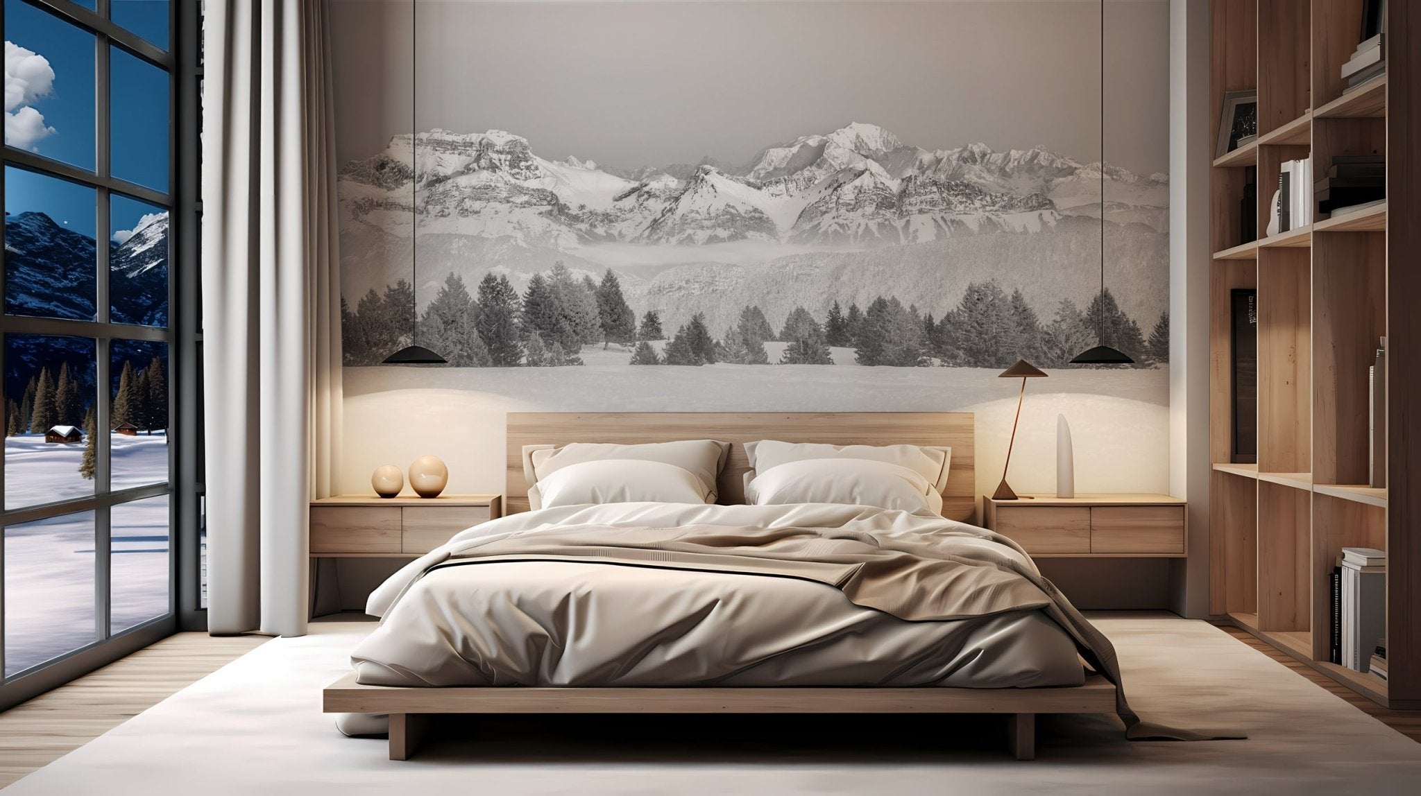 Papier peint photo - La Tournette et au delà, XXL, tendance