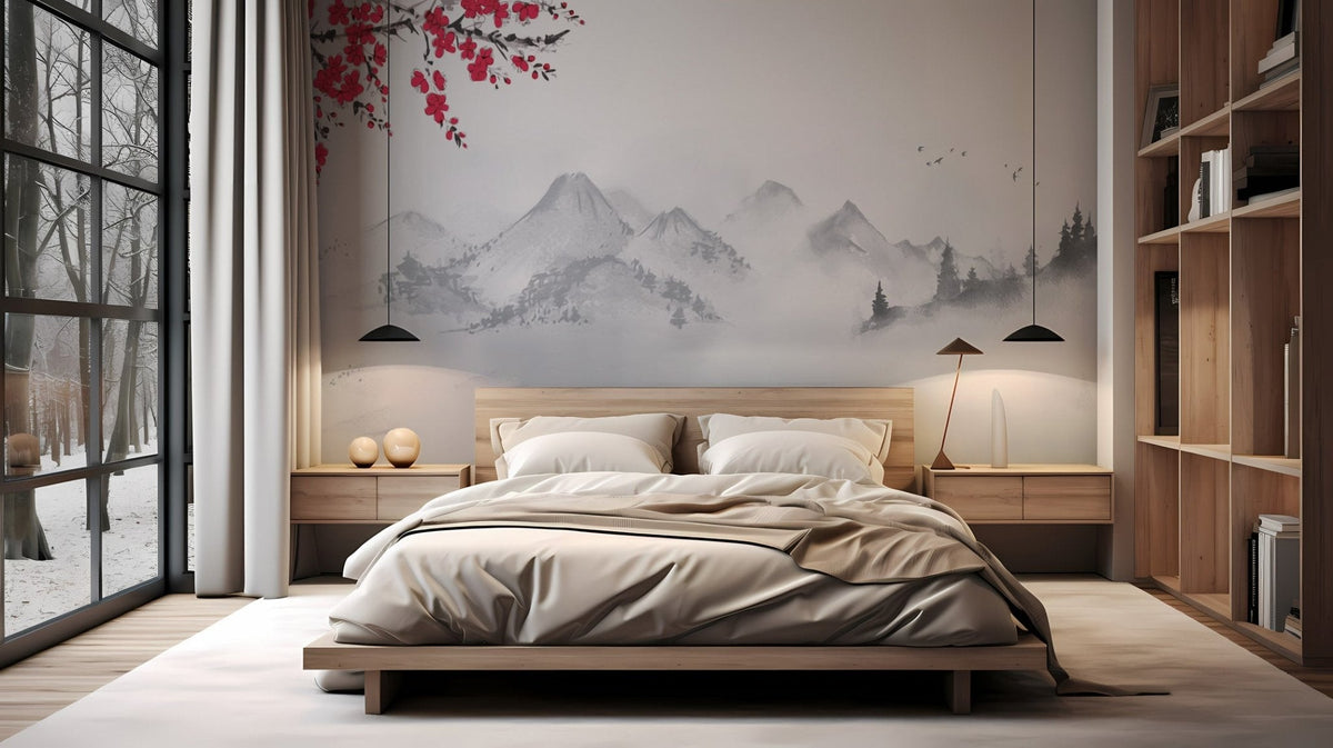 Zen minimalist landscape wallpaper