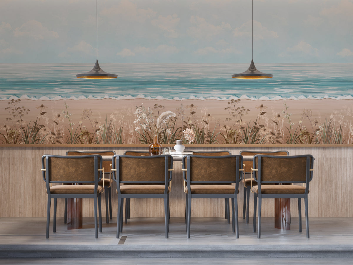 Wallpaper restaurant sea view