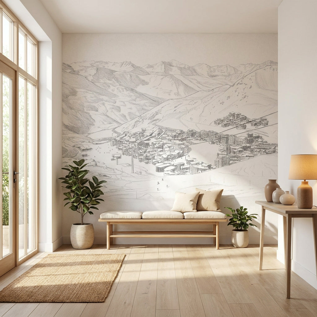 Panoramic Wallpaper - Val Thorens