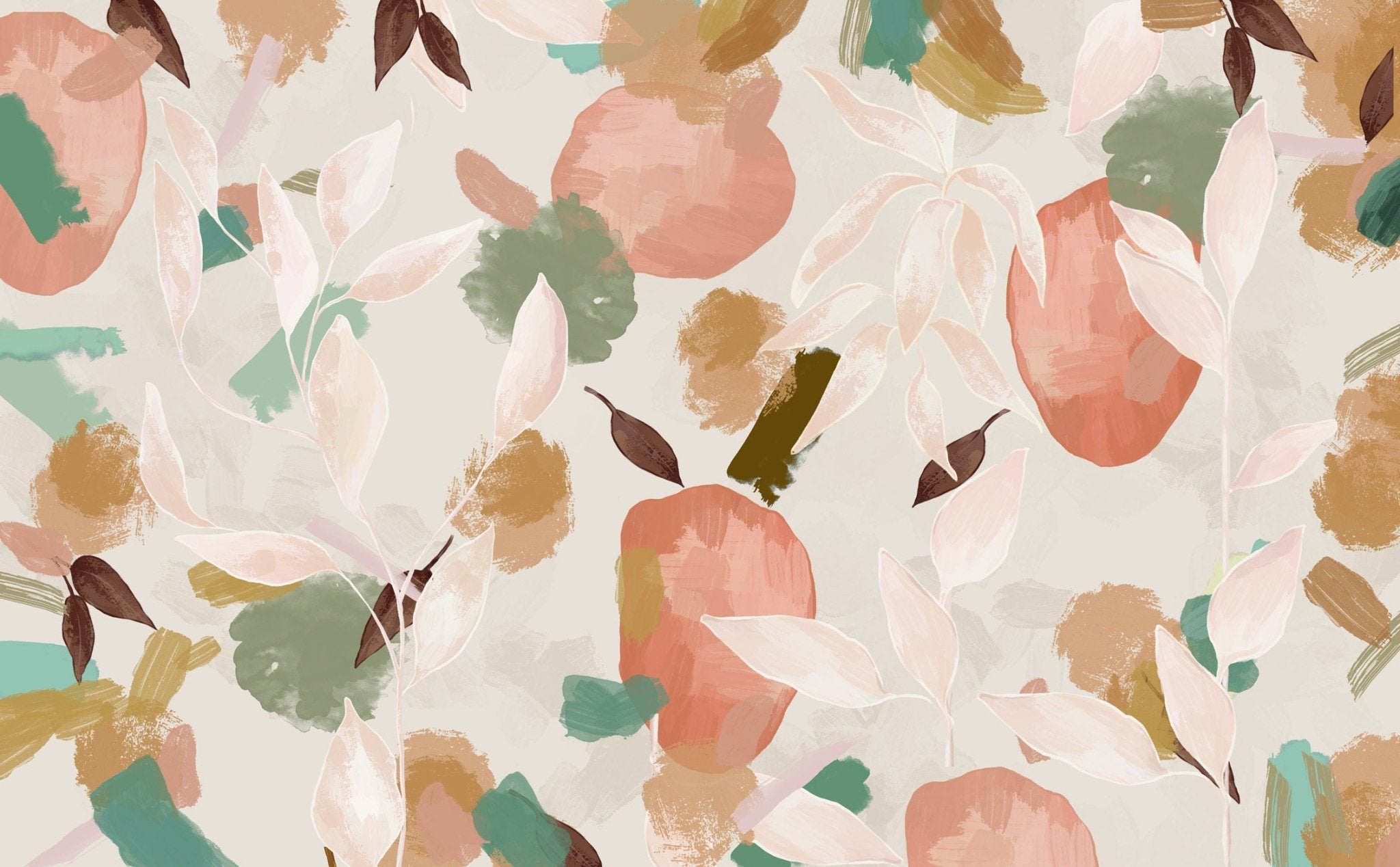 Papier peint peinture abstrait