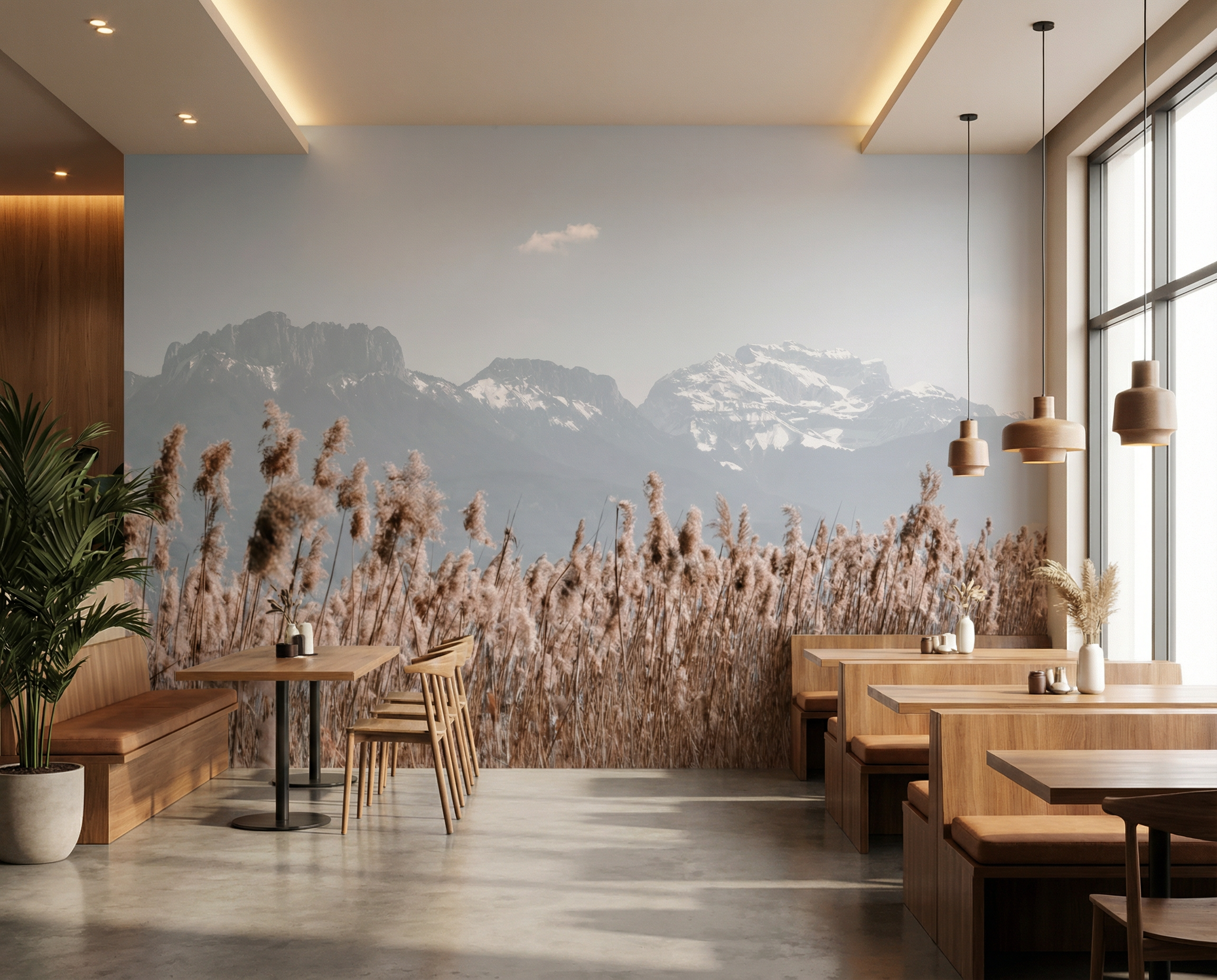 Photo wallpaper - La Tournette et au delà