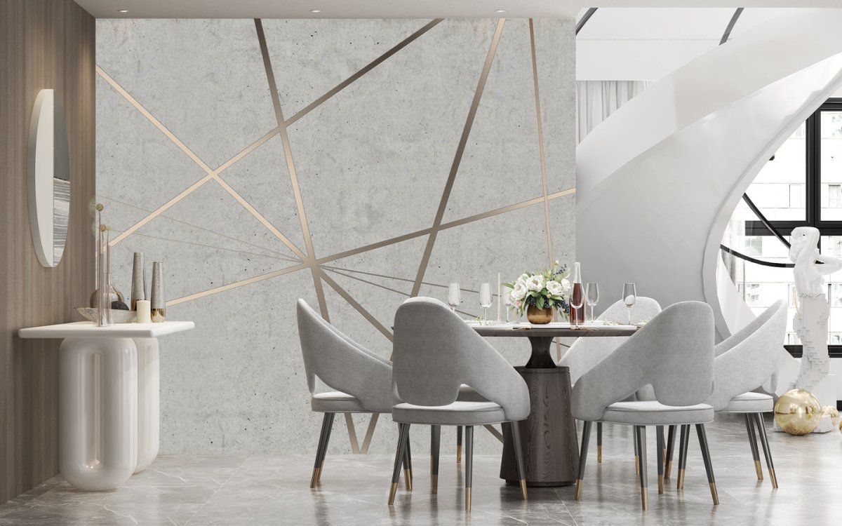 Papier peint panoramique design et graphique - papier peint sur mesure francais - muralconcept