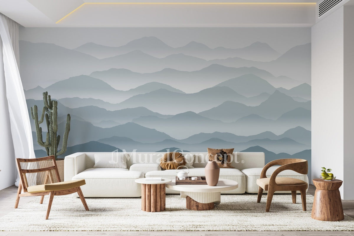Panoramic wallpaper cimes mist