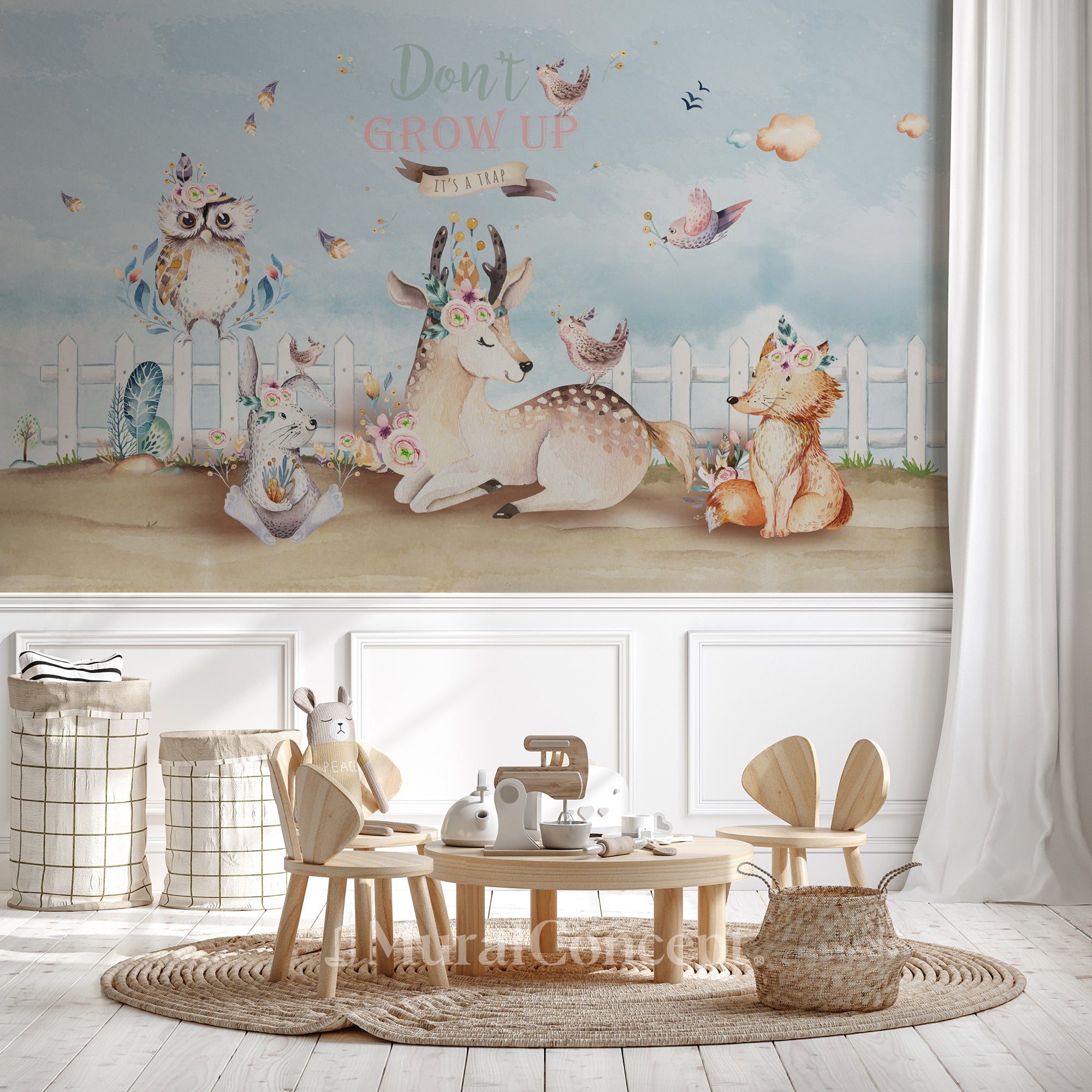 DECOR MURAL ENFANT SUR MESURE FRANCAIS