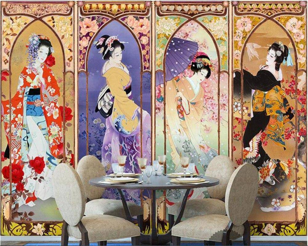 Papier peint Beauté Japonaise - papier peint sur mesure francais - muralconcept