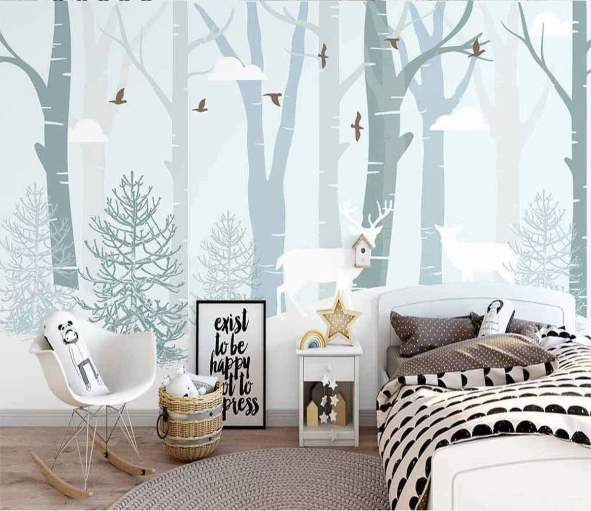 Children's bedroom wallpaper Lapland