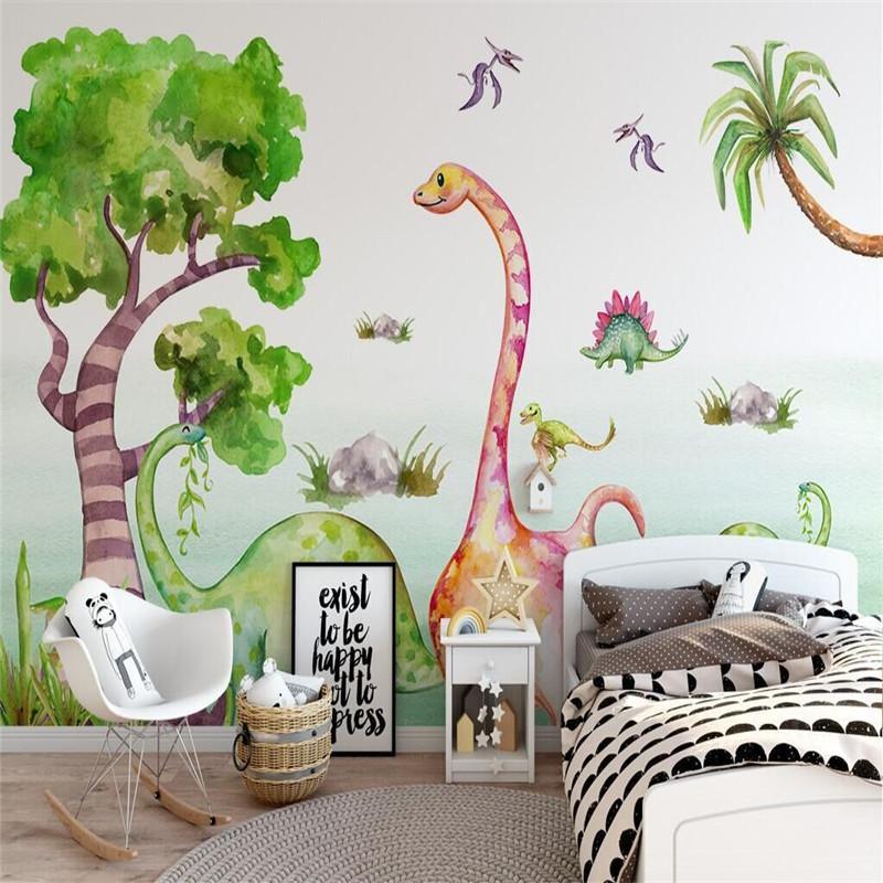 Colorful dinosaurs wallpaper