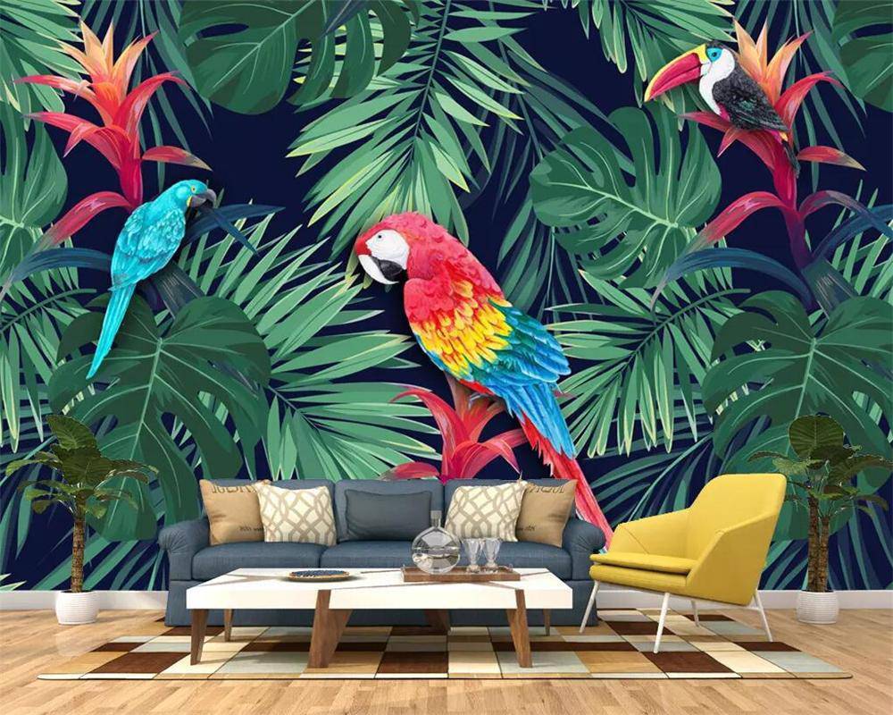 Exotic wallpaper Parrot