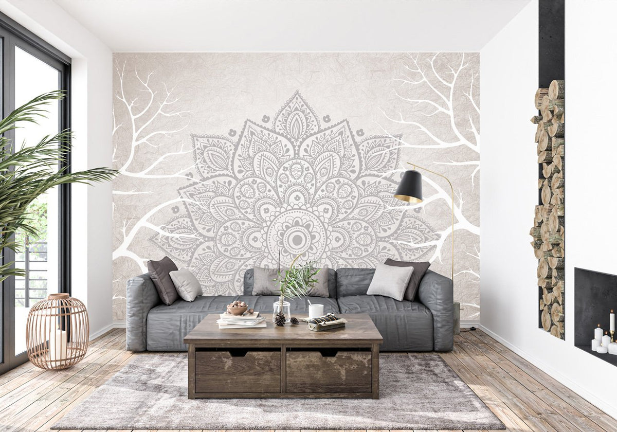 Indian bohemian mandala non-woven wallpaper