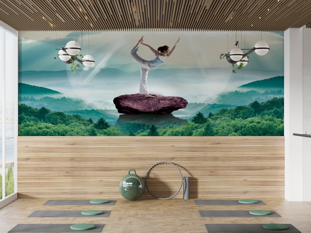 Yoga gym wallpaper