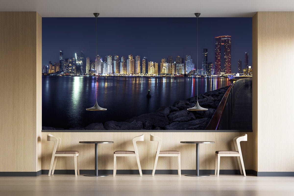 Papier peint panoramique Dubai Jumeirah - papier peint sur mesure francais - muralconcept