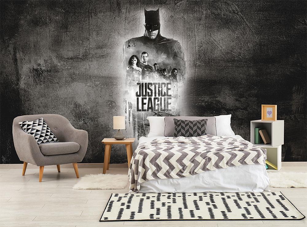 Panoramic wallpaper justice league hero batman's shadow