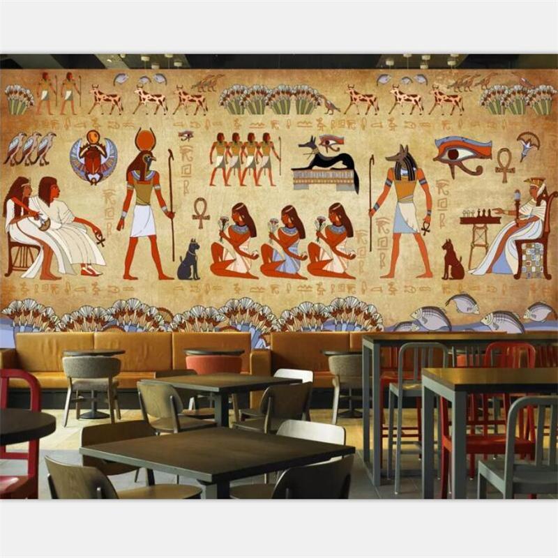 Papier peint Pharaon Egypte - papier peint sur mesure francais - muralconcept