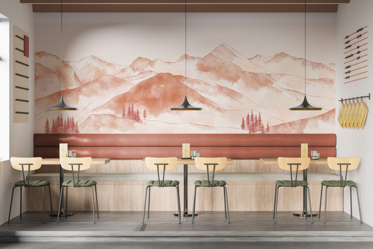 Aravis mountain restaurant wallpaper